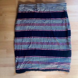 Max Studio Striped Skirt